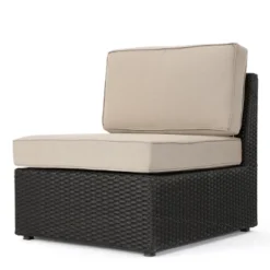 Christopher Knight Home Felicity Outdoor Wicker Loveseat With Cushions -FurniVerse Store GUEST 3567a50c 835a 43e7 bc6f b229a5e46f38