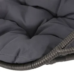 Richards Outdoor/Indoor Wicker Hanging Chair With 8 Foot Chain (No Stand) - Gray/Dark Gray - Christopher Knight Home -FurniVerse Store GUEST 386bc18e 26f2 4de8 ab8a d894e056d7a9