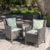 Cypress 2pk Wicker Dining Chairs - Christopher Knight Home