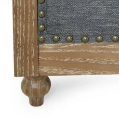 Saragus Chesterfield Tufted 3 Seater Sofa With Nailhead Trim Charcoal/Dark Brown - Christopher Knight Home -FurniVerse Store GUEST 3de5c2e2 cc0c 47ff a45d 88a520118128