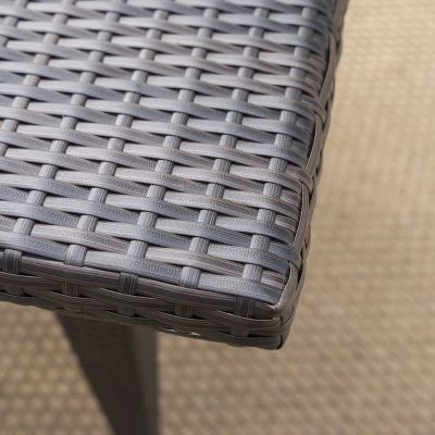 Canoga 7pc Wicker Patio Dining Set - Brown - Christopher Knight Home 2 Canoga 7pc Wicker Patio Dining Set - Brown - Christopher Knight Home - Image 2