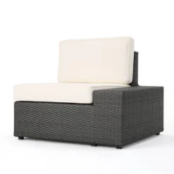 Santa Cruz 8pc Wicker Sectional Gray - Christopher Knight Home -FurniVerse Store GUEST 40618b66 275d 4d9b 90a7 ba1473bc8dca