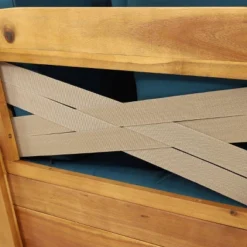 Serene Outdoor Acacia Wood Expandable Daybed With Cushions Teak/Dark Teal - Christopher Knight Home -FurniVerse Store GUEST 4109e141 7072 4d92 b072 20110d9a9686