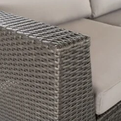 Christopher Knight Home Santa Rosa Outdoor Wicker 5 Seater V-Shaped Sectional Sofa Set With Cushions 19 Christopher Knight Home Santa Rosa Outdoor Wicker 5 Seater V-Shaped Sectional Sofa Set With Cushions -FurniVerse Store GUEST 414a336c 9c92 4c6f 994a 218d9d9ebdef