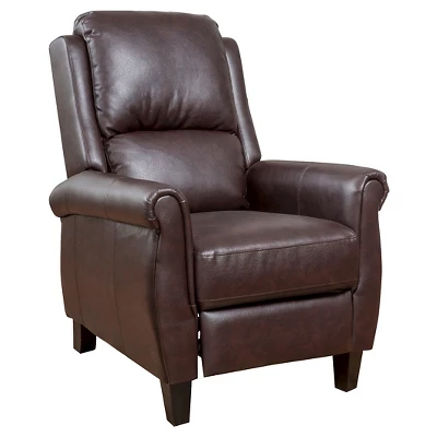 Haddan Faux Leather Recliner Club Chair - Christopher Knight Home 6 Haddan Faux Leather Recliner Club Chair - Christopher Knight Home - Image 6