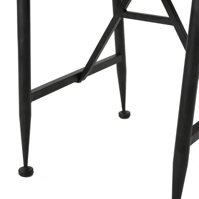 Ocala Acacia Industrial Side Table - Antique Black - Christopher Knight Home 3 Ocala Acacia Industrial Side Table - Antique Black - Christopher Knight Home - Image 3