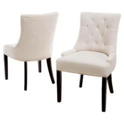 Set Of 2 Hayden Tufted Dining Chairs - Christopher Knight Home -FurniVerse Store GUEST 4401e8fb 6e0a 4c39 8ff9 01c1330e627a