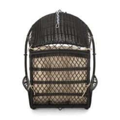 Greystone Indoor/Outdoor Wicker Hanging Chair With 8' Chain - Brown/Tan - Christopher Knight Home -FurniVerse Store GUEST 45a331f1 fd70 48ad 876b 3a5f0f9ccb7b