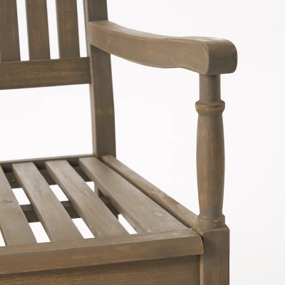 Christopher Knight Home Arcadia Outdoor Acacia Wood Rocking Chairs (Set Of 2) 7 Christopher Knight Home Arcadia Outdoor Acacia Wood Rocking Chairs (Set Of 2) - Image 7