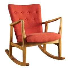 Callum Mid-Century Fabric Rocker - Christopher Knight Home -FurniVerse Store GUEST 4a0ccfd5 2672 4618 b28b 3f68c8af31e5