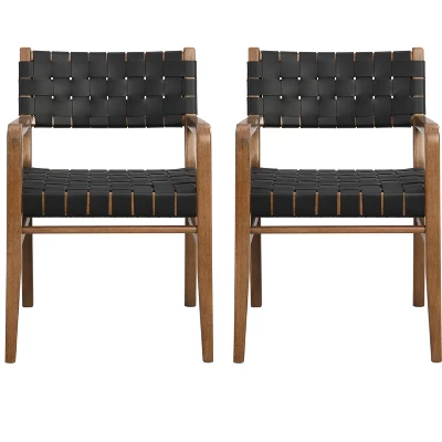 Christopher Knight Home Prosen Faux Leather And Rubberwood Dining Chair (Set Of 2) 7 Christopher Knight Home Prosen Faux Leather And Rubberwood Dining Chair (Set Of 2) - Image 7