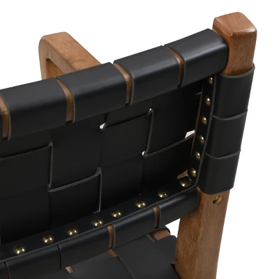 Christopher Knight Home Prosen Faux Leather And Rubberwood Dining Chair (Set Of 2) 3 Christopher Knight Home Prosen Faux Leather And Rubberwood Dining Chair (Set Of 2) - Image 3