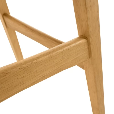 42" Moria Bar Height Dining Set Natural Oak/Green Tea - Christopher Knight Home 2 42" Moria Bar Height Dining Set Natural Oak/Green Tea - Christopher Knight Home - Image 2