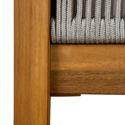 Christopher Knight Home Fawn Modern Outdoor Acacia Wood Club Chair With Cushions, Beige/Teak 6 Christopher Knight Home Fawn Modern Outdoor Acacia Wood Club Chair With Cushions, Beige/Teak - Image 6