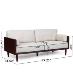 Sofia Mid-Century Modern Upholstered 3 Seater Sofa - Christopher Knight Home 20 Sofia Mid-Century Modern Upholstered 3 Seater Sofa - Christopher Knight Home -FurniVerse Store GUEST 533a6fa8 4b9d 4480 9b50 bd6387816ee9