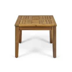 Christopher Knight Home Hampton Outdoor Acacia Wood Side Table -FurniVerse Store GUEST 53d958fc 9232 4b96 9f1d 223dd2d75fb7
