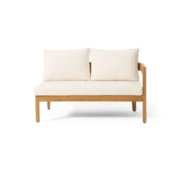 Christopher Knight Home Corwin 4-Seater Rustic Outdoor Acacia Sectional Sofa With Cushions -FurniVerse Store GUEST 58588671 3416 4322 bc2c 3e6514678d40