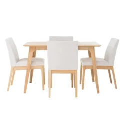 5pc Kwame 50" Dining Set - Christopher Knight Home -FurniVerse Store GUEST 587f094b 23fa 412b 9441 0aaaca77499c