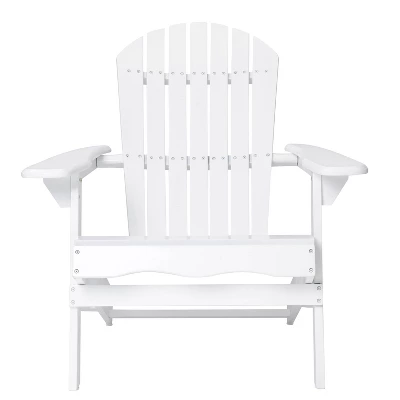 Malibu 2pk Acacia Adirondack Chairs - White/Teal - Christopher Knight Home 4 Malibu 2pk Acacia Adirondack Chairs - White/Teal - Christopher Knight Home - Image 4