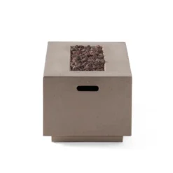 Christopher Knight Home Brynnli Outdoor Wicker And Lightweight Concrete 7 Seater Sofa And Club Chair Chat Set With Fire Pit -FurniVerse Store GUEST 5c3b297a 7688 4a15 84e0 a37dea53530b