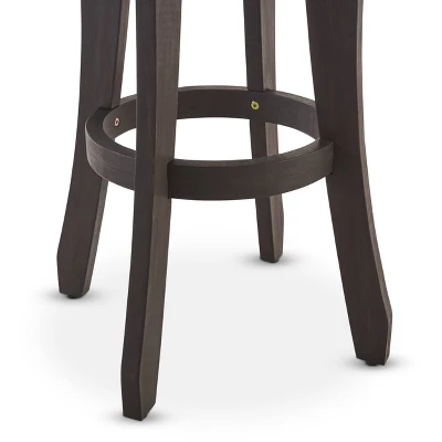 Set Of 2 Ruthie Acacia Barstools Dark Gray - Christopher Knight Home 2 Set Of 2 Ruthie Acacia Barstools Dark Gray - Christopher Knight Home - Image 2