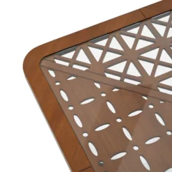 Christopher Knight Home Tierney Industrial Tempered Glass And Metal Square Coffee Table With Geometric Pattern 11 Christopher Knight Home Tierney Industrial Tempered Glass And Metal Square Coffee Table With Geometric Pattern -FurniVerse Store GUEST 5cc38987 7a2f 4f63 9698 44b7446cfb3e