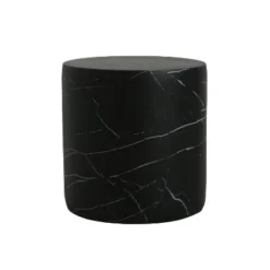 Christopher Knight Home Urkta Cylindrical Light Weight Concrete Side Table,Black Marble -FurniVerse Store GUEST 5d15daef 68d0 410e a05e f41913d8a4de