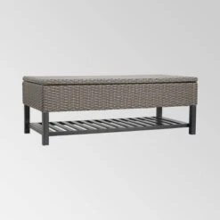 Regent Wicker Storage Bench - Christopher Knight Home -FurniVerse Store GUEST 5d4a6e5f 392c 456e ac5c 280e4b97a5f1