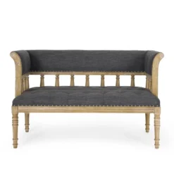 Loyning Traditional Fabric Tufted Loveseat - Christopher Knight Home -FurniVerse Store GUEST 5e4a7379 5a36 4cbd 9b44 953898963d39