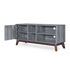 Rattler Mid-Century Modern TV Stand With Storage For TVs Up To 43" - Christopher Knight Home -FurniVerse Store GUEST 63a7b19d 4274 439d abb1 186f1ef61d8e