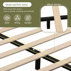 Christopher Knight Home Ginny King Size Upholstered Platform Bed With Tufted Headboard -FurniVerse Store GUEST 63c02f78 c0be 42a6 acf7 763215da7f64