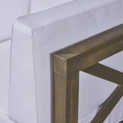 Thasos 10pc Acacia U-Shaped Farmhouse Sectional Sofa Set With Fire Pit - Gray/White/Dark Gray - Christopher Knight Home -FurniVerse Store GUEST 644e8779 ff7f 49a7 8feb 80766ef5bfdd