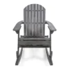 Christopher Knight Home Cartagena Outdoor Acacia Wood Adirondack Rocking Chair