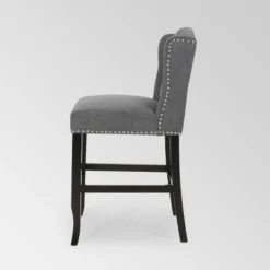 Set Of 2 Foxcroft Wingback Counter Height Barstools - Christopher Knight Home -FurniVerse Store GUEST 6697178f f133 48c6 9ec7 9a90e2f48e0f