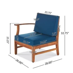 Christopher Knight Home Illona Outdoor Acacia Wood 6 Seater Sectional Sofa And Club Chair Set With Fire Pit 16 Christopher Knight Home Illona Outdoor Acacia Wood 6 Seater Sectional Sofa And Club Chair Set With Fire Pit -FurniVerse Store GUEST 672a3af1 700e 4cf4 a291 99aaca597e03