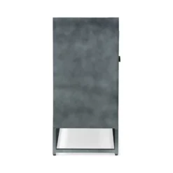 Conley Handcrafted Modern Industrial 2 Door Cabinet Gray/Black - Christopher Knight Home -FurniVerse Store GUEST 6859c858 2ecb 40c9 8f4b ab93f6eb3734