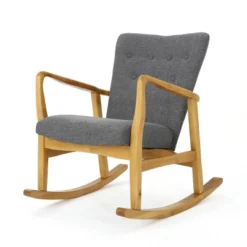 Callum Mid-Century Fabric Rocker - Christopher Knight Home -FurniVerse Store GUEST 68a4a96d 664f 4431 bcc6 dc0bdf89c146