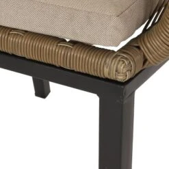 Russel 3pc Outdoor Wicker 2 Seater Chat Set - Light Brown/Beige - Christopher Knight Home -FurniVerse Store GUEST 68c68f66 e3d7 4382 9e05 465620186bce