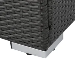 Christopher Knight Home 3pc Santa Rosa Wicker Outdoor Patio Sectional Sofa Gray/Light Gray -FurniVerse Store GUEST 69979b81 d040 419c 9e01 8c21795fdbd4