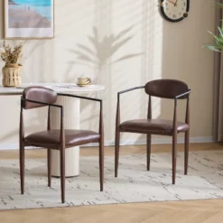 Christopher Knight Home Jaromir Modern Upholstered Iron Dining Chairs With Curved Open Back (Set Of 2) 20 Christopher Knight Home Jaromir Modern Upholstered Iron Dining Chairs With Curved Open Back (Set Of 2) -FurniVerse Store GUEST 6b940b4f 3462 430f 9f99 fbba93515a03