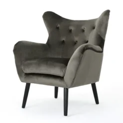 Alyssa New Velvet Armchair - Christopher Knight Home -FurniVerse Store GUEST 6c83a62d 3a3b 4d0d a45b b4ba501001bd