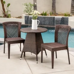 Christopher Knight Home Candice 3 Piece Patio Bistro Dining Furniture Set With Stackable Chairs 19 Christopher Knight Home Candice 3 Piece Patio Bistro Dining Furniture Set With Stackable Chairs -FurniVerse Store GUEST 6caa7be0 a238 4afa 8abd 6e19bc5e42fe