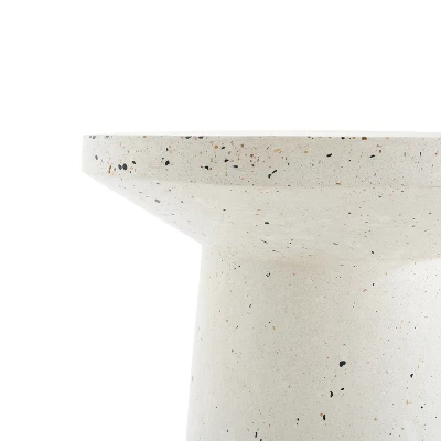 Christopher Knight Home Nikolai Outdoor Handcrafted Lightweight Concrete Side Table 4 Christopher Knight Home Nikolai Outdoor Handcrafted Lightweight Concrete Side Table - Image 4