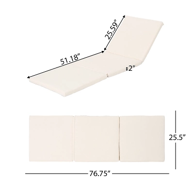 Christopher Knight Home Perla Outdoor Acacia Wood Armless Adjustable Chaise Lounge With Cushion (Set Of 4) 2 Christopher Knight Home Perla Outdoor Acacia Wood Armless Adjustable Chaise Lounge With Cushion (Set Of 4) - Image 2