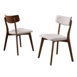 Set Of 2 Chazz Mid-Century Dining Chair - Christopher Knight Home -FurniVerse Store GUEST 6eabfb8a 2854 4bd8 b7f2 65707ab7bd4f
