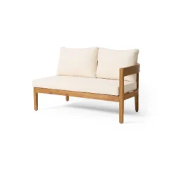 Christopher Knight Home 4pc Brooklyn Teak Outdoor Sectional Chat Set With Cushions Beige 31 Christopher Knight Home 4pc Brooklyn Teak Outdoor Sectional Chat Set With Cushions Beige -FurniVerse Store GUEST 70eecef8 d8eb 4c8a a7f2 80c67e89ce7b
