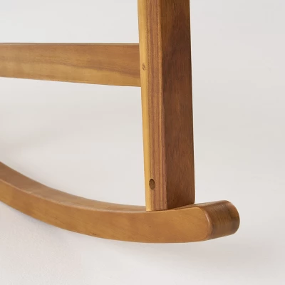 Christopher Knight Home Arcadia Outdoor Acacia Wood Rocking Chairs (Set Of 2) 8 Christopher Knight Home Arcadia Outdoor Acacia Wood Rocking Chairs (Set Of 2) - Image 8