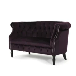 Milani Scroll Arm Loveseat - Christopher Knight Home -FurniVerse Store GUEST 786dc452 8cb5 4ec7 a5b8 1cf12f9c6bf7