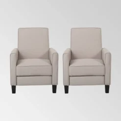Set Of 2 Darvis Contemporary Recliners - Christopher Knight Home -FurniVerse Store GUEST 78b018ac 4fa3 427d 935d 5a326a3b2dc1