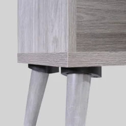 Chandelle 2pc Mid-Century Entertainment Center Set Gray Oak - Christopher Knight Home -FurniVerse Store GUEST 78e5b2aa ca68 4453 b2a7 5c9f56c7346f